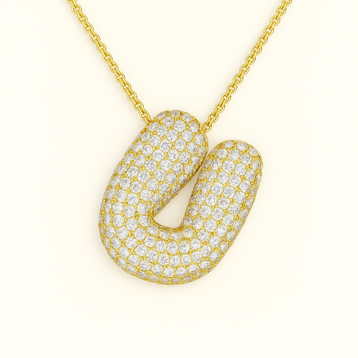 Golden Initial Necklace