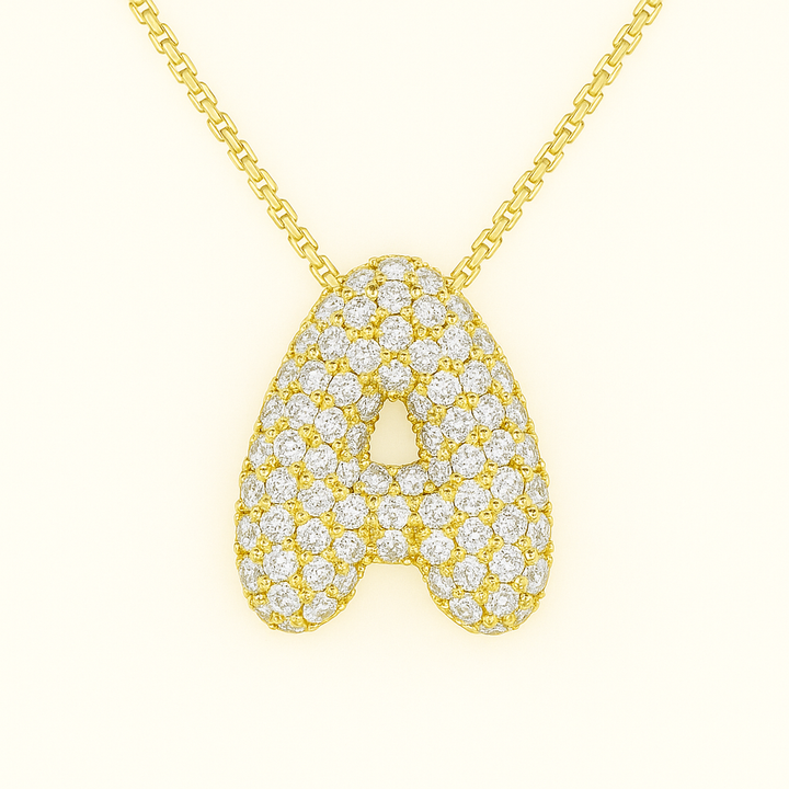 Golden Initial Necklace