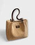 Olivia - Soft Cord Shoulder Bag