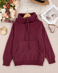 Zelina - Long Sleeve Sweater With Pocket