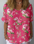 Lisa | Artistic Floral Shirt