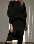 CAROLYN™ - Classy Balloon Sleeve Dress