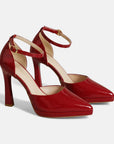 Evette Leather Heels