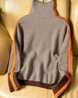 Clémence | Turtleneck sweater with contrasting stripes