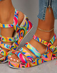 Kiara - Platform Ankle Strap Sandals With Elevated Comfort