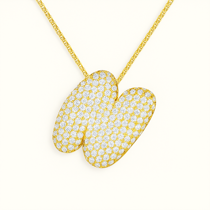 Golden Initial Necklace