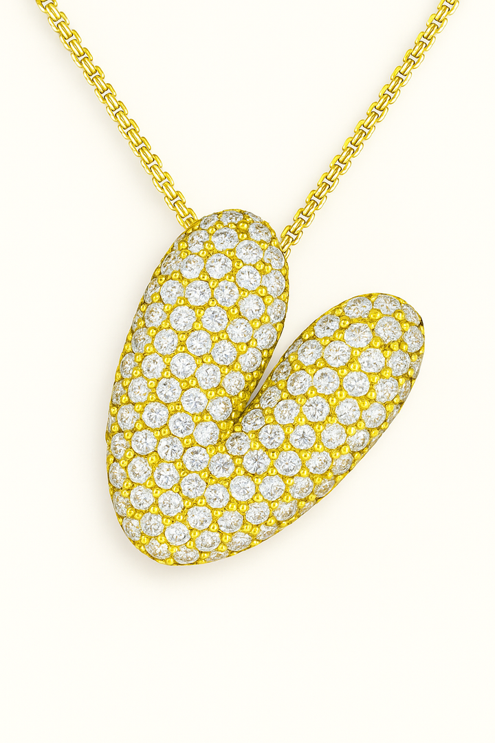 Golden Initial Necklace