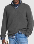 Elias | Knitted Men's Sweater with Zipper