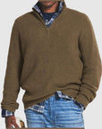 Elias | Knitted Men's Sweater with Zipper
