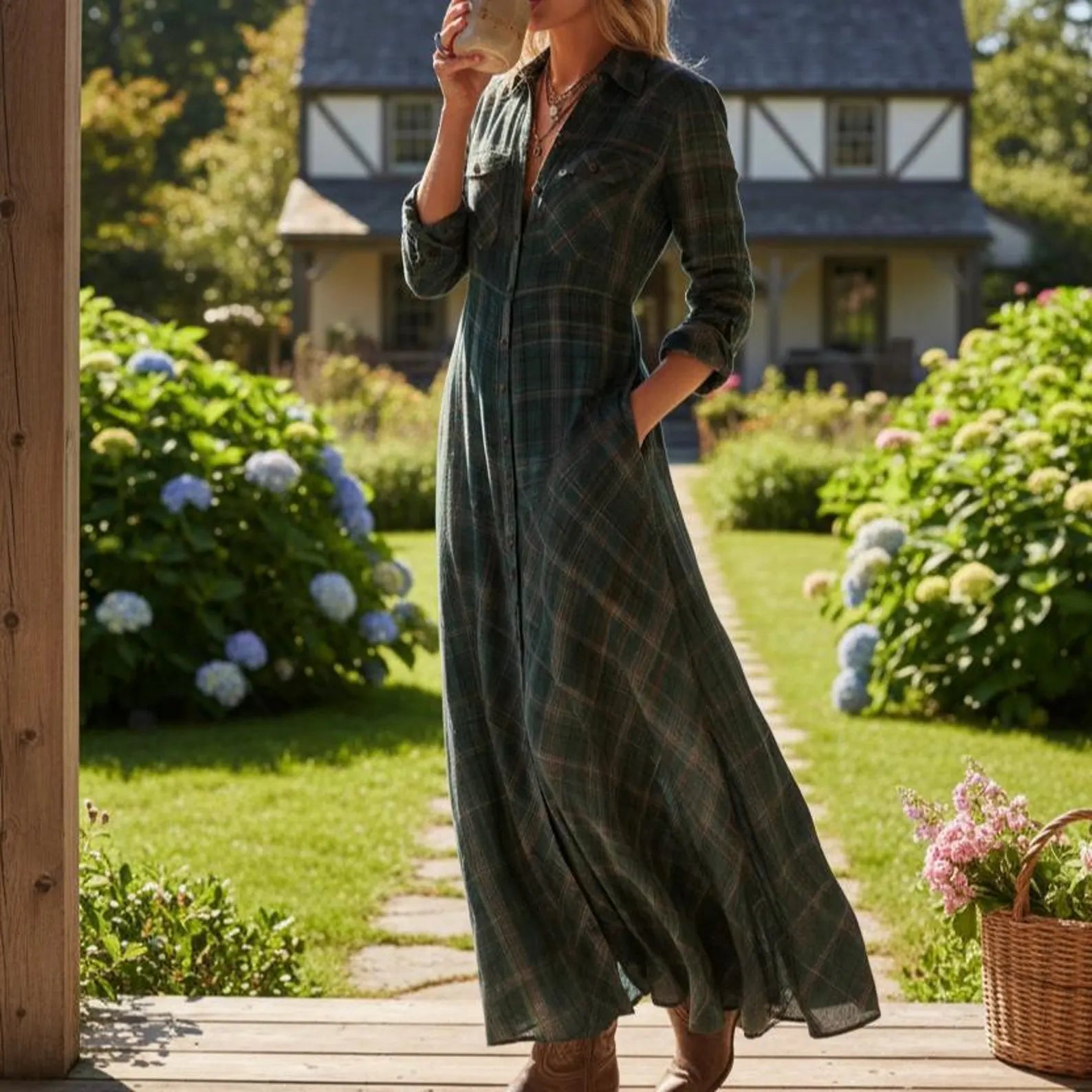 Amaya's - Maxi Timeless Shirt
