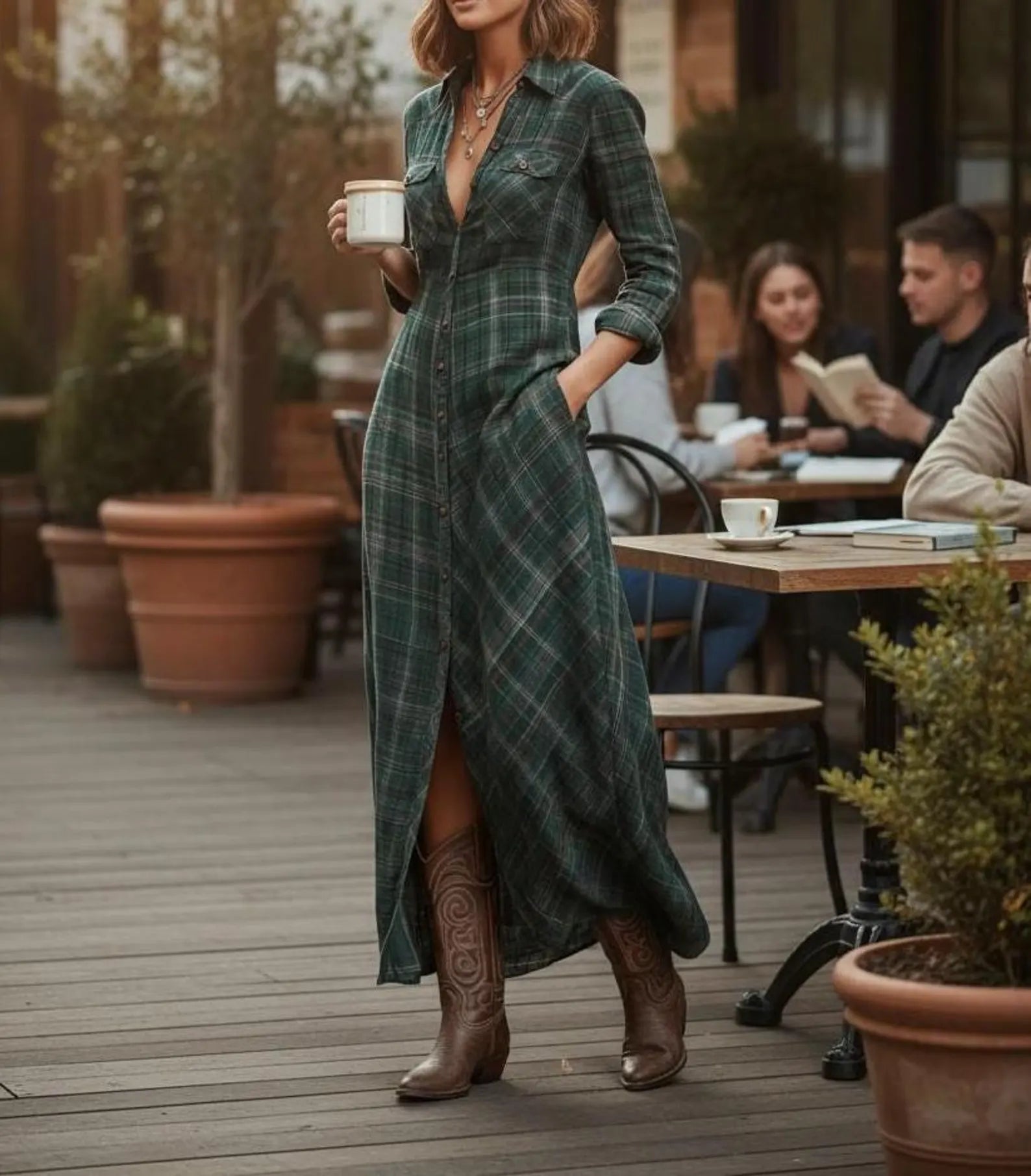 Amaya's - Maxi Timeless Shirt