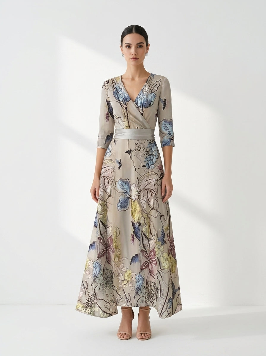 Aria™ | Chic Dress with Floral Print