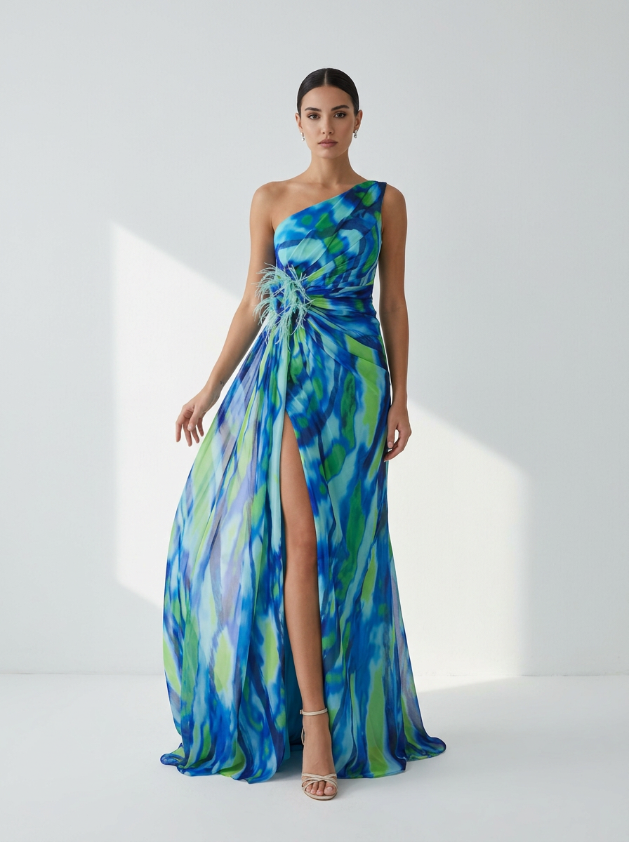 Mia™ | Vibrant Draped Dress