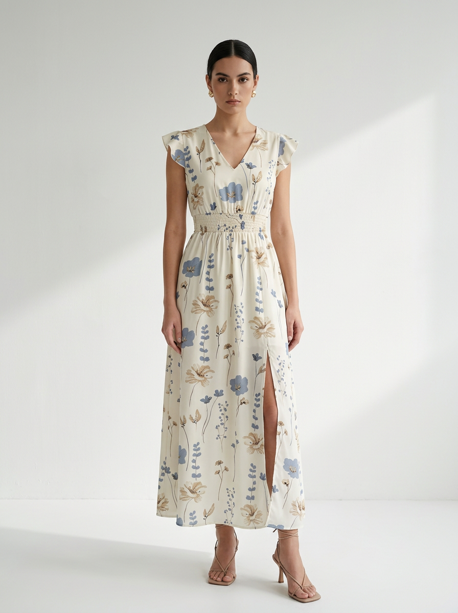 Elsie | Graceful Collared Maxi