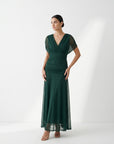 Mela | Elegant V-Neck Maxi