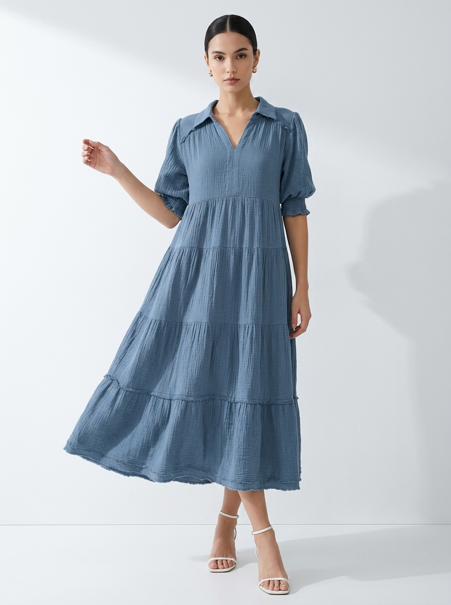 Siamara | Tiered Maxi Dress