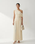 KAWALI™ - Elegant One Shoulder Evening Maxi Dress