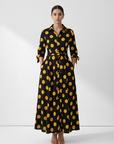 MARIE™ – Stylish Polka Dot Shirt Dress with Belt