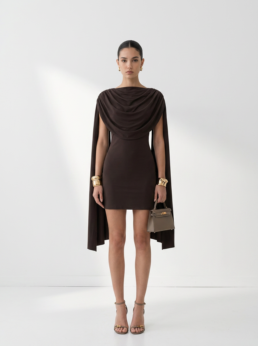 NATASHA™ – Sleek Sleeveless Plain Dress