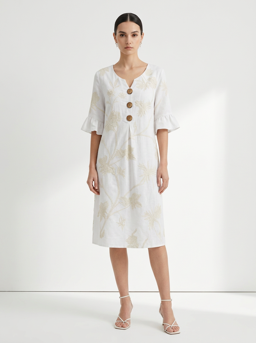 Nora™ | Everyday Comfort Dress With Floral Print