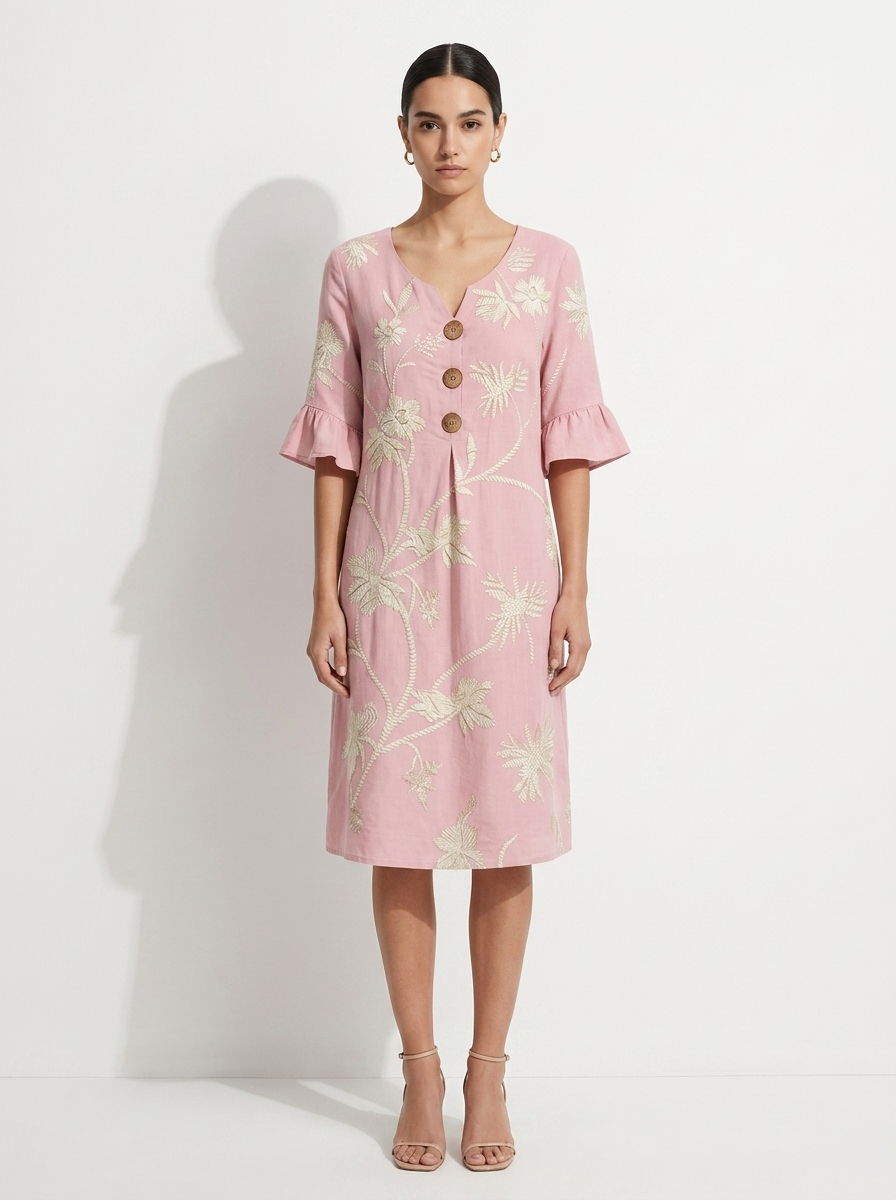 Lena | Everyday Comfort Dress With Floral Print