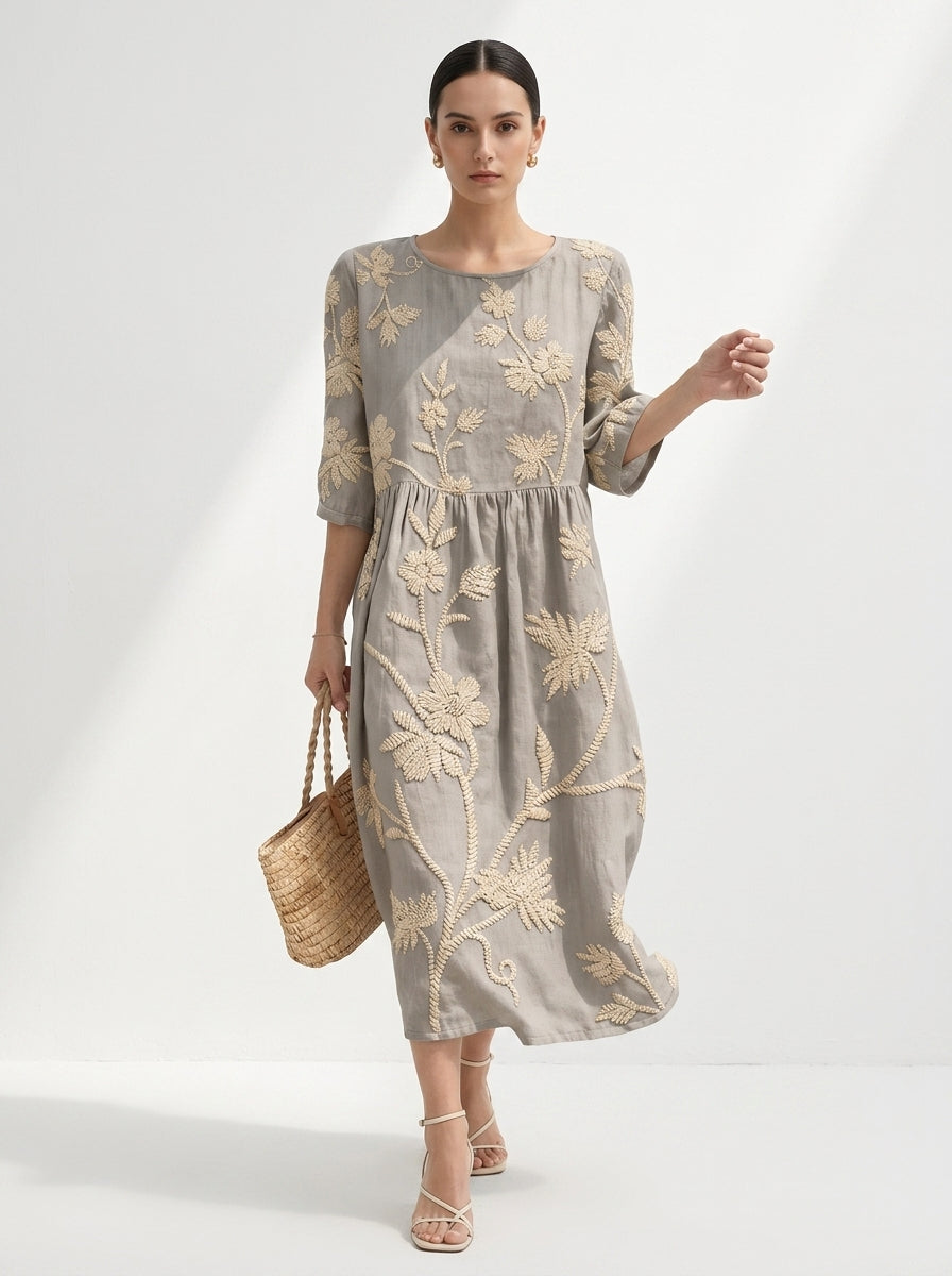 Isolde™ | Everyday Comfort Dress With Floral Print
