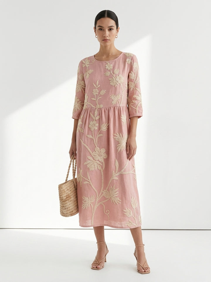 Odette™ | Everyday Comfort Dress With Floral Print