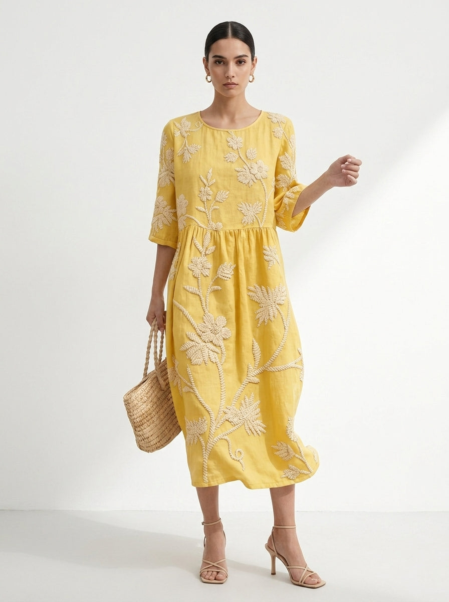 Amelie™ | Everyday Comfort Dress With Floral Print