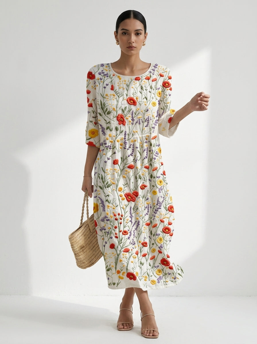 Nadja™ | Everyday Comfort Dress With Floral Print