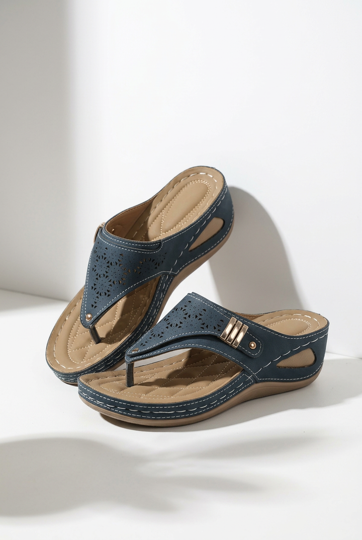 Hayley - Comfortable Wedge Sandals
