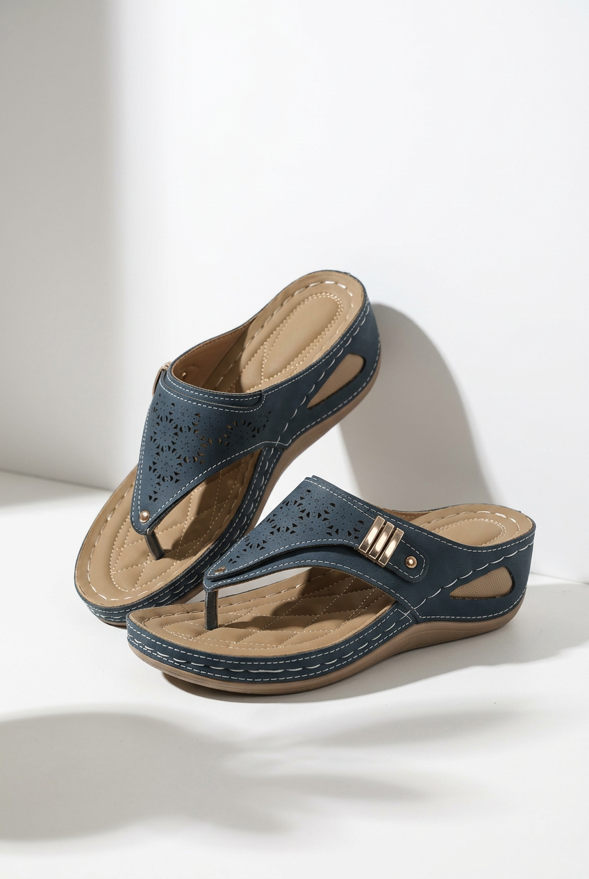 Hayley - Comfortable Wedge Sandals
