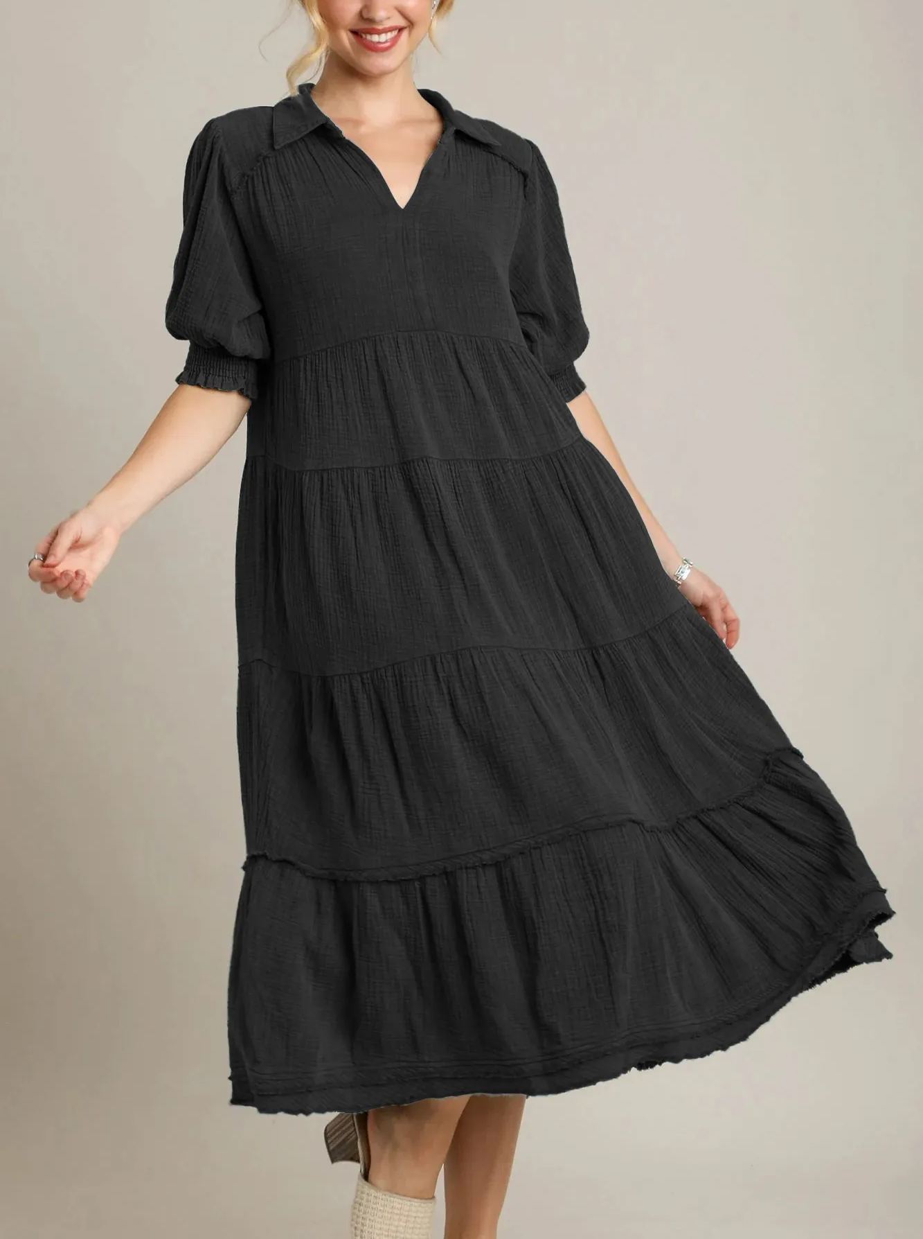 Siamara | Tiered Maxi Dress