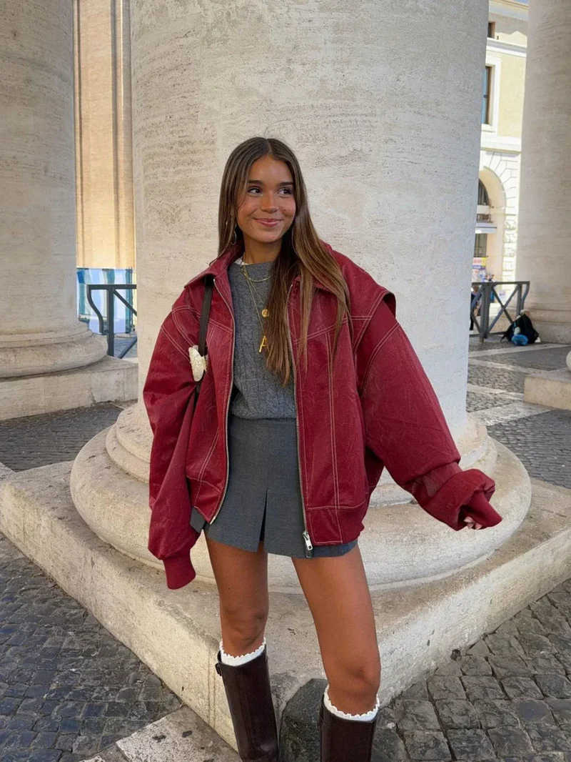 Orla™-Oversized Contrast Jacket