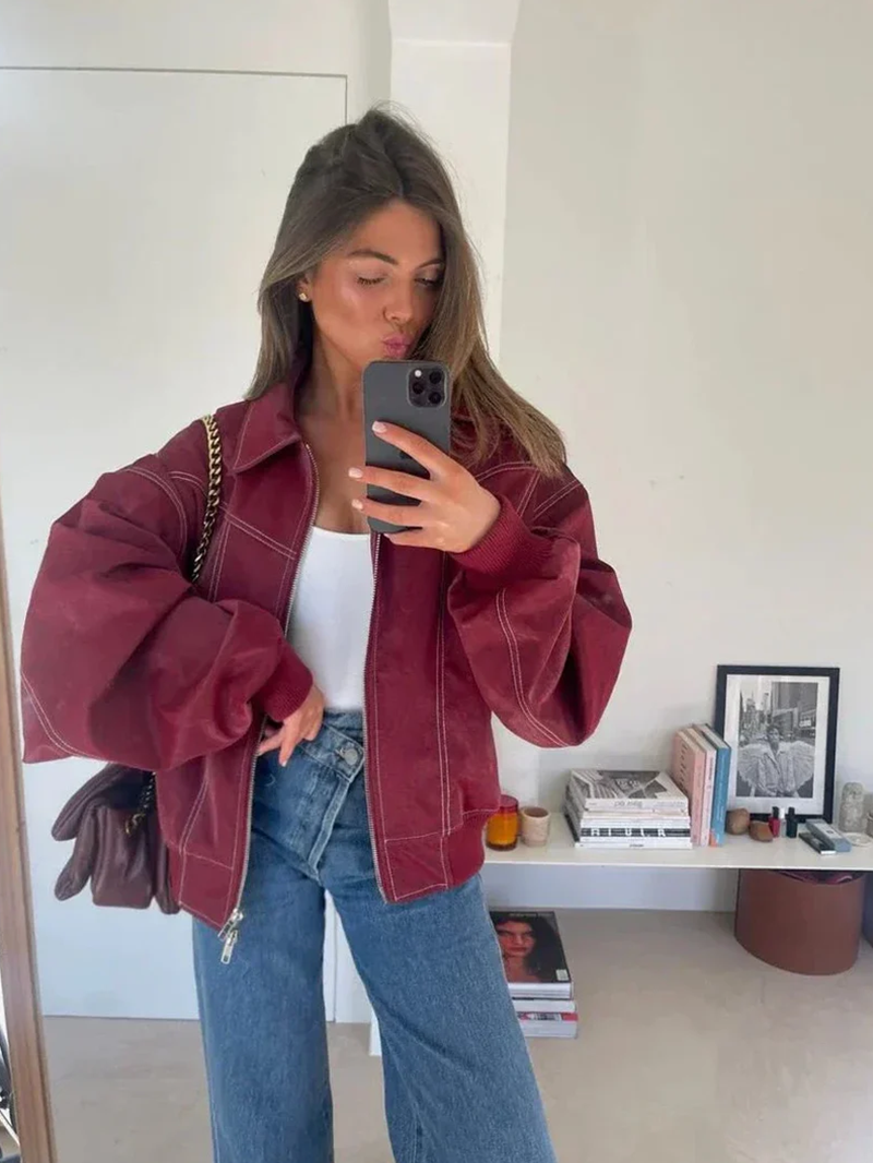 Orla™-Oversized Contrast Jacket