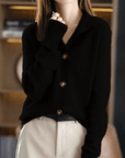 Anny | Luxurious Cashmere Knit Cardigan