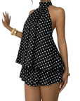 Gayle™ – Stylish Tie Back Mini Dress
