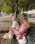 Lazy Style Loose Solid Color Long Sleeve Cardigan