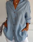 Sasha | Elegant Shirt with Pleated Style