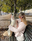 Lazy Style Loose Solid Color Long Sleeve Cardigan