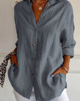 Sasha | Elegant Shirt with Pleated Style