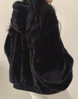 Rane™ - Reversible teddy wool hooded jacket