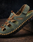 Samanta - Handwoven Leather Outdoor Sandals