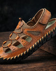 Samanta - Handwoven Leather Outdoor Sandals