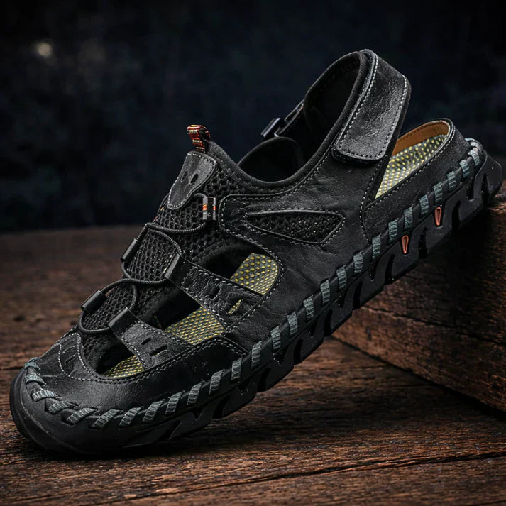 Samanta - Handwoven Leather Outdoor Sandals