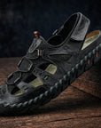 Samanta - Handwoven Leather Outdoor Sandals