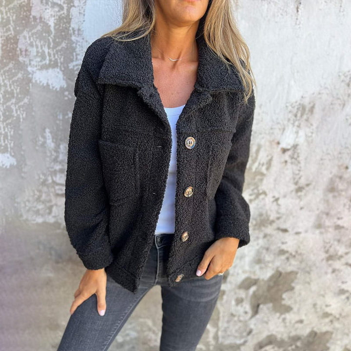 Aluna – Women's Effortless Chic Lapel Cropped Jacket
