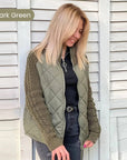 Julia-Knit Patchwork Jacket