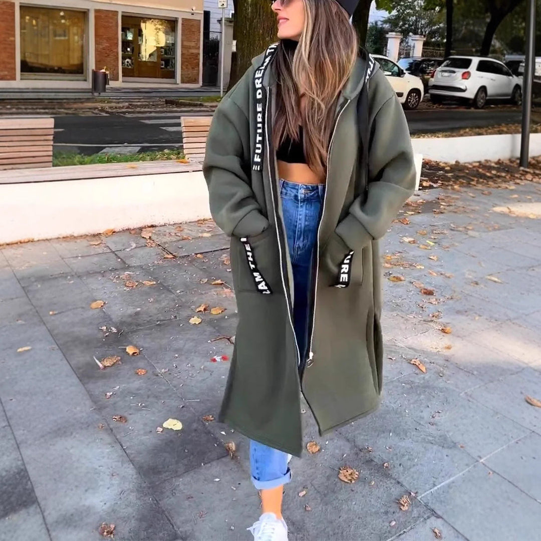 Leslie™ - Long Hooded Sweatshirt🍂