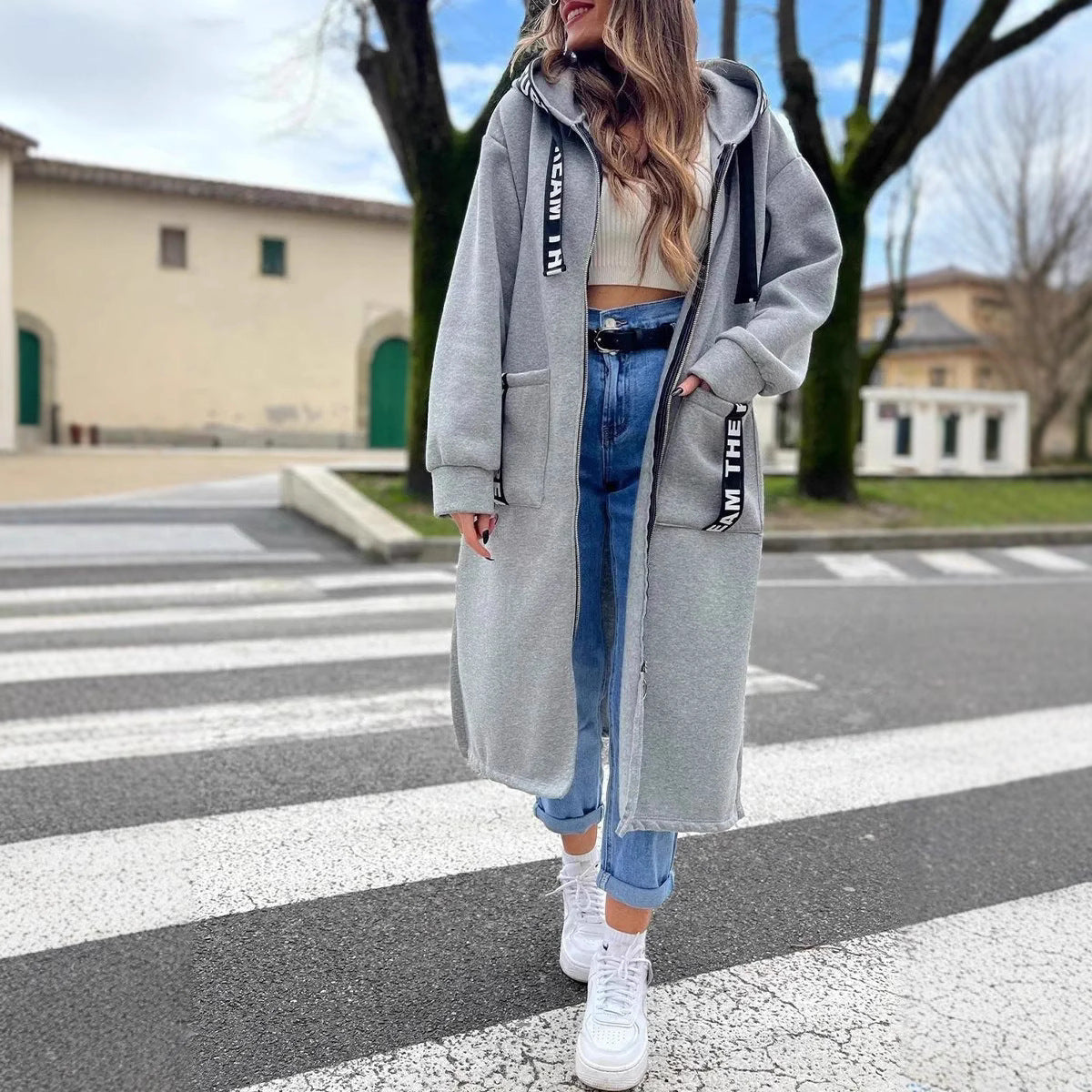 Leslie™ - Long Hooded Sweatshirt🍂