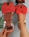 Maybelle - Stylish Pearl Detail Sandals